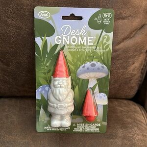 Desk Gnome eraser and sharpener set